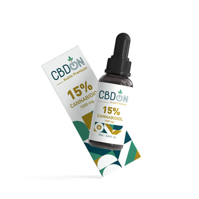 aceite cbd 15% 1500 mg en 10 ml