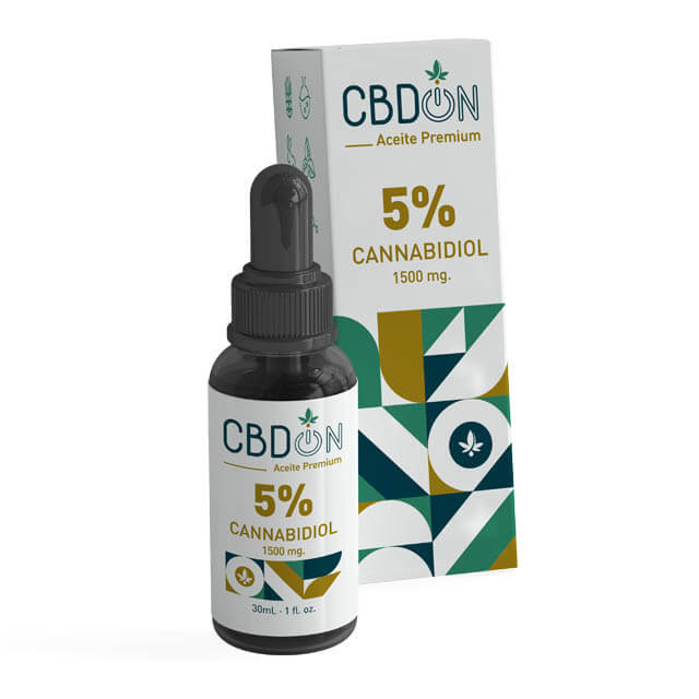 aceite cbd 5% 30 ml con 1500 mg
