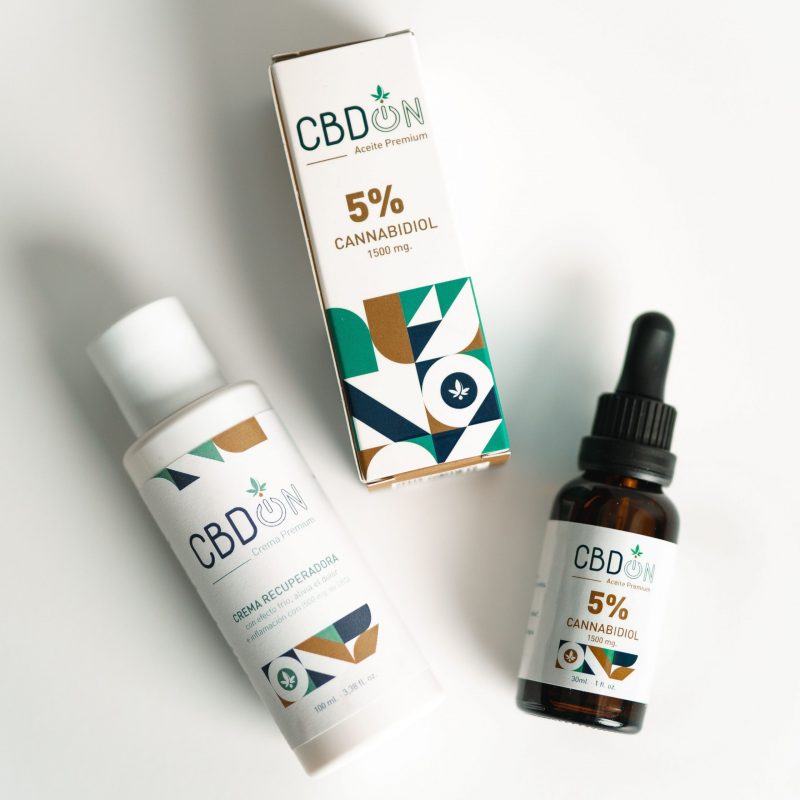 Aceite CBD ON 5% - 30ml + Crema Recuperadora con CBD - 100ml