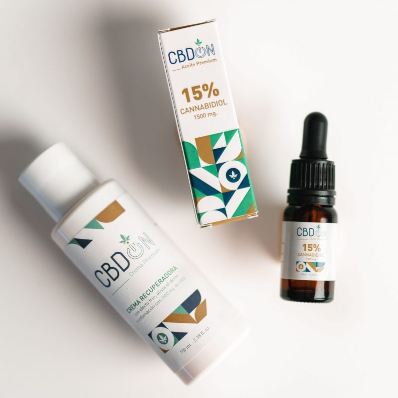 Aceite CBD ON 15% - 10ml + Crema Recuperadora con CBD - 100ml