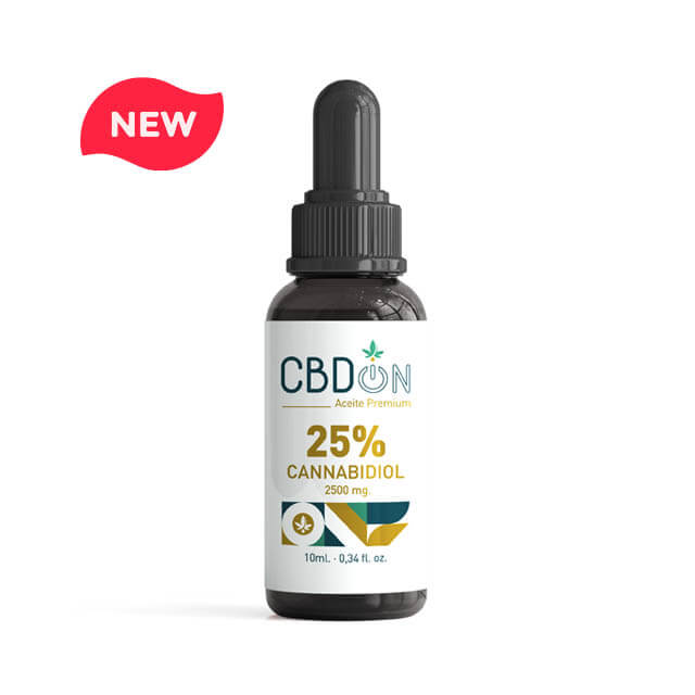 aceite CBD 25% 10 ml con 2500 mg